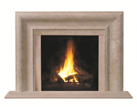 1115.11 Cast stone fireplace mantel