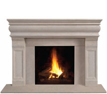 1106.511 stone fireplace mantle surround in San Francisco