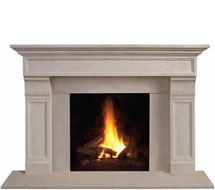 1111.511 stone fireplace mantle surround in Boston