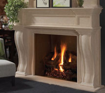 1144.577 stone fireplace mantle surround in Los Angeles