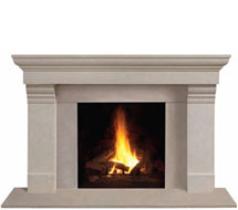 1147.556 stone fireplace mantle surround in San Francisco