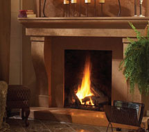1147.599 stone fireplace mantle surround in Calgary