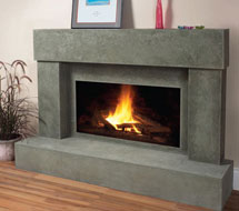 7701 stone fireplace mantle surround in Los Angeles