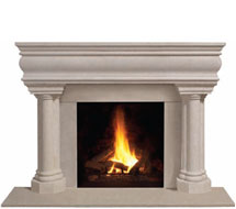1106.555 stone fireplace mantle surround direct from us