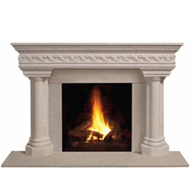 1110S.555 stone fireplace mantle surround direct from us