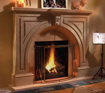 Atlanta stone fireplace mantel direct from us
